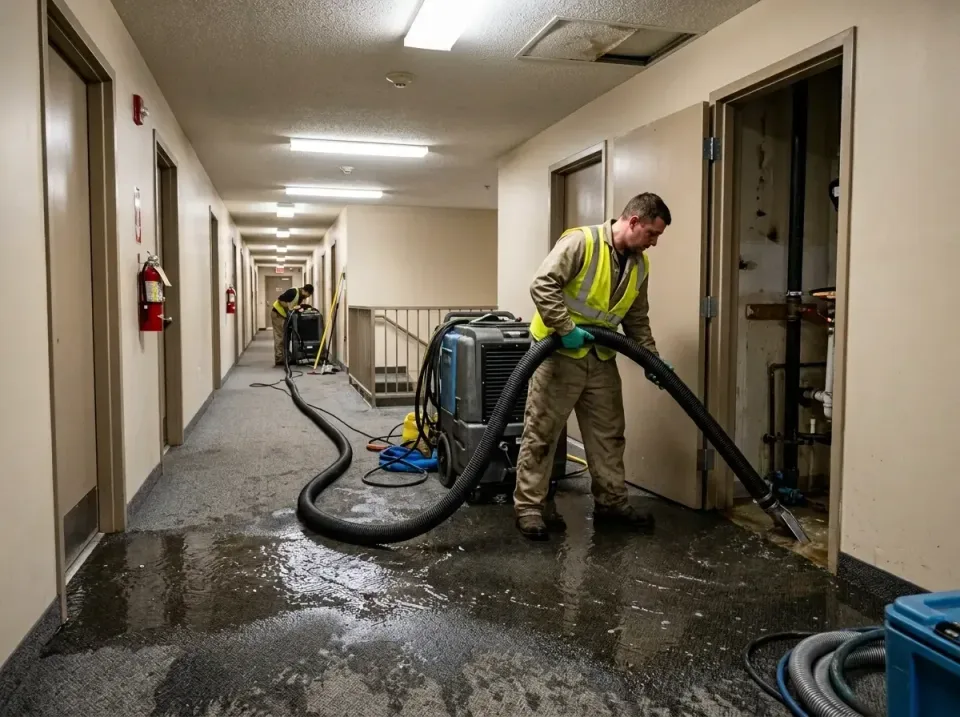 multi-unit-apartment-hallway-f-005 — frequently asked questions, Emergency Burst Pipe Water Extraction & Removal in Marion O…